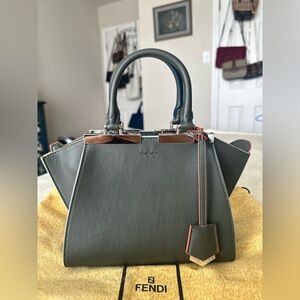 Fendi Leather 3Jours Mini Handbag